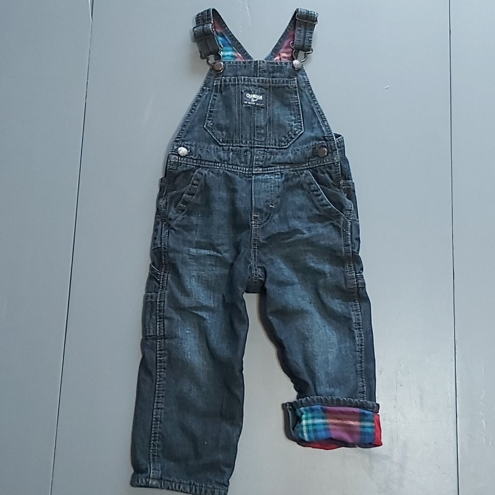 Oshkosh Flannel Lined Overalls